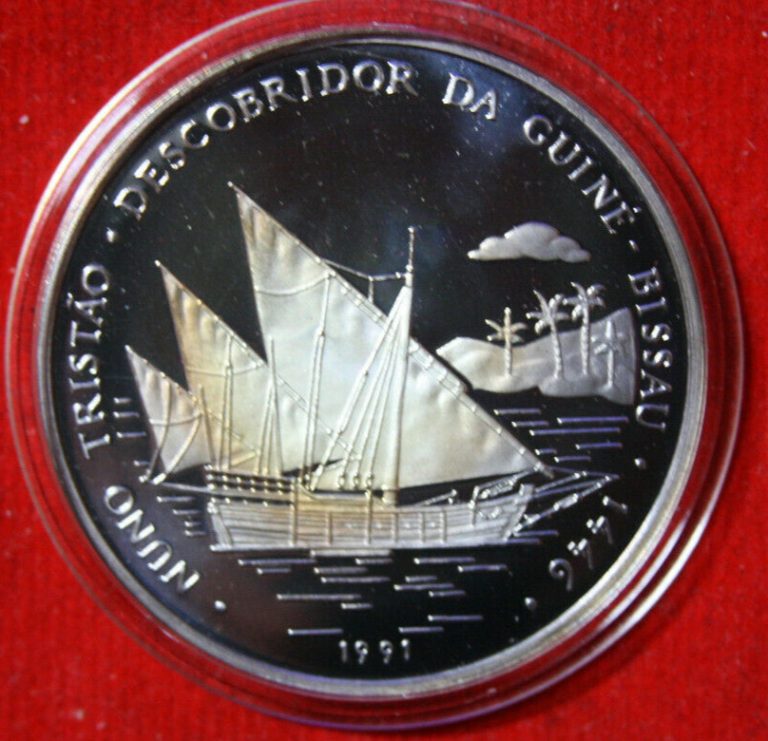 Read more about the article Guinea Bissau 10 000 Pesos 1991 Silver #F5080 Only 2k KM# 27″ 545. Anniversary”