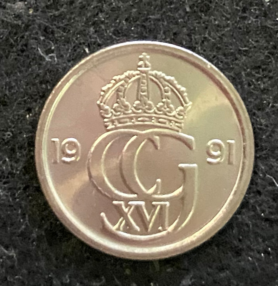 Read more about the article Sweden 10 Ore Ore 1991 UNC World Coins