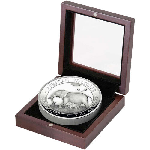 Read more about the article 2022 1 oz Proof Somalia Silver Elephant Coin (High Relief) – Mintage of 1 000