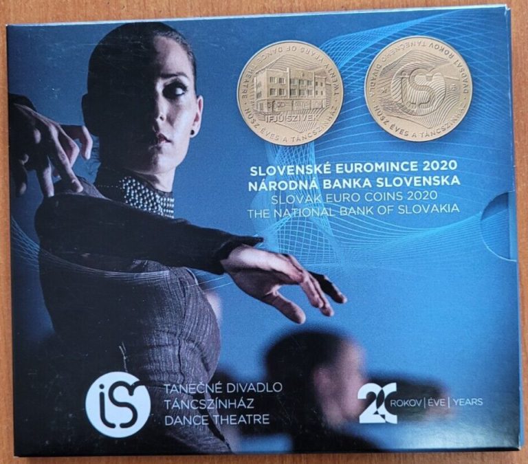 Read more about the article 2020 SLOVAKIA Set of coins  Dance Theatre Ifjú Szívek UNC