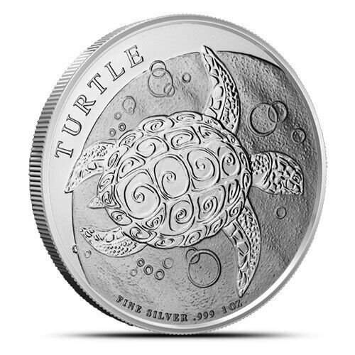 Read more about the article 1 – 1 oz .999 Silver Coin – 2022 New Zealand $2 Niue Hawksbill Turtle – BU