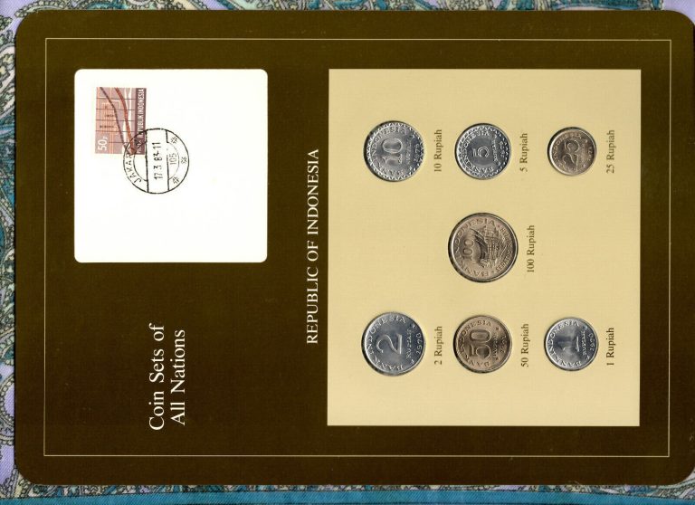 Read more about the article Coin Sets of All Nations Indonesia w/card 1970-1979 UNC 100 Rupiah 1978