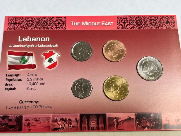 Read more about the article LEBANON Coins  5-Coin UNC Modern Type Set