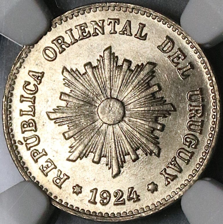 Read more about the article 1924 NGC MS 66 Uruguay 1 Centesimo Radiant Sun Mint State Coin (22082101C)