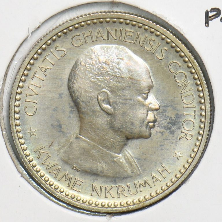 Read more about the article Ghana 1958 Shilling Proof 298442 combine shipping