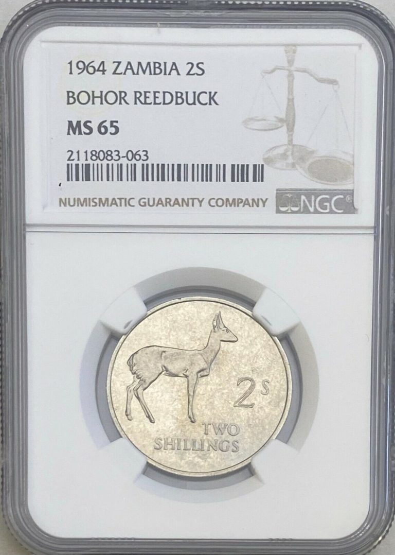 Read more about the article 1964 ZAMBIA 2S BOHOR REEDBUCK NGC MS65 FINEST KNOWN