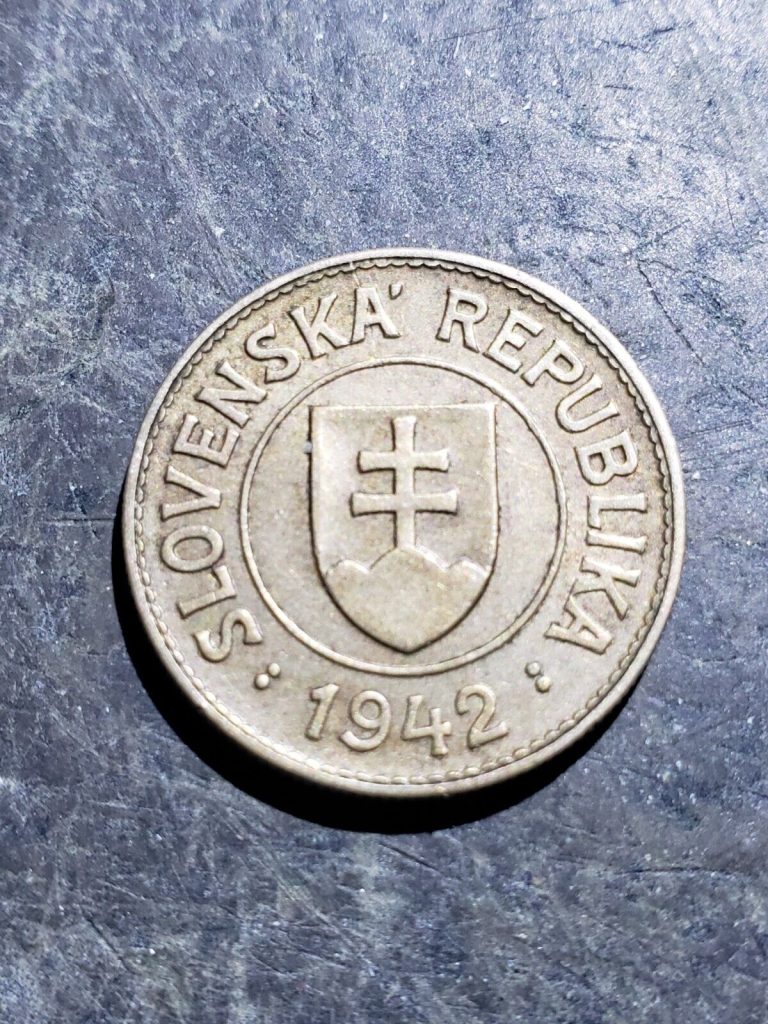 Read more about the article 1942 Slovakia 1 Koruna Coin #22