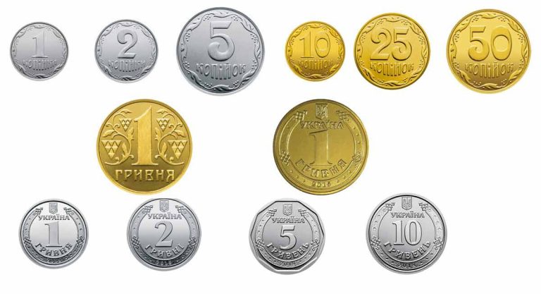 Read more about the article Ukraine Complete SET of 12 Coins (kopiyok  hryvnia)  1992-2022