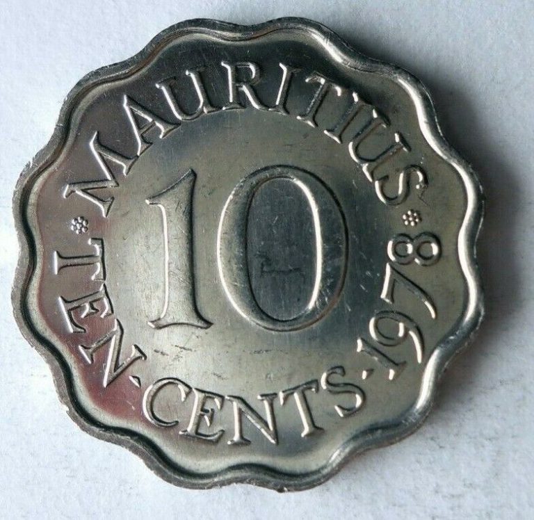 Read more about the article 1978 MAURITIUS 10 CENTS – AU/UNC – Exotic Coin – Free Ship – Bin #LC 32