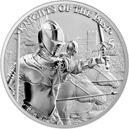 Read more about the article 2021 1 oz Malta Silver Knights of the Past Coin (BU)