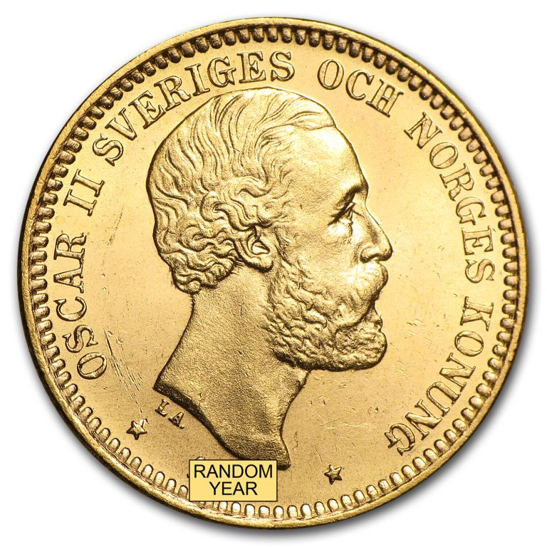 Read more about the article 1873-1902 Sweden Gold 20 Kronor Oscar II (BU)