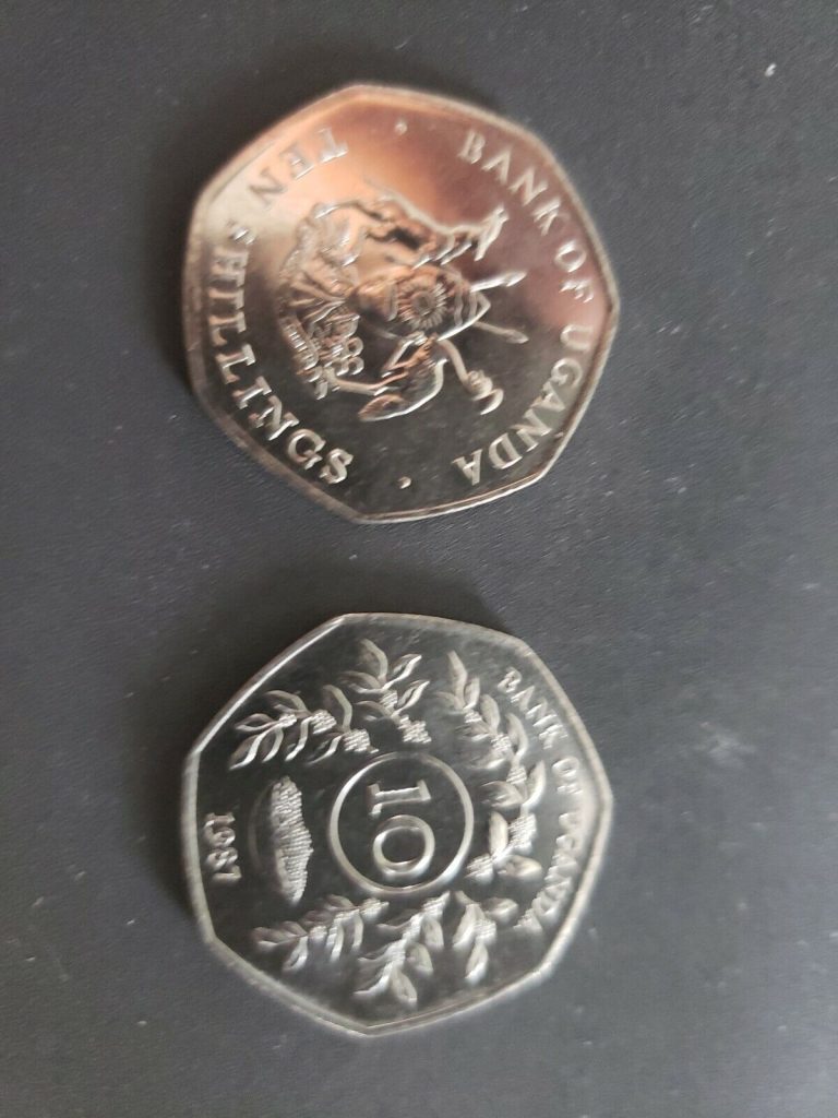 Read more about the article 1987 Uganda 10 Shillings Coin and 5 Shillings Coin (2 coins)