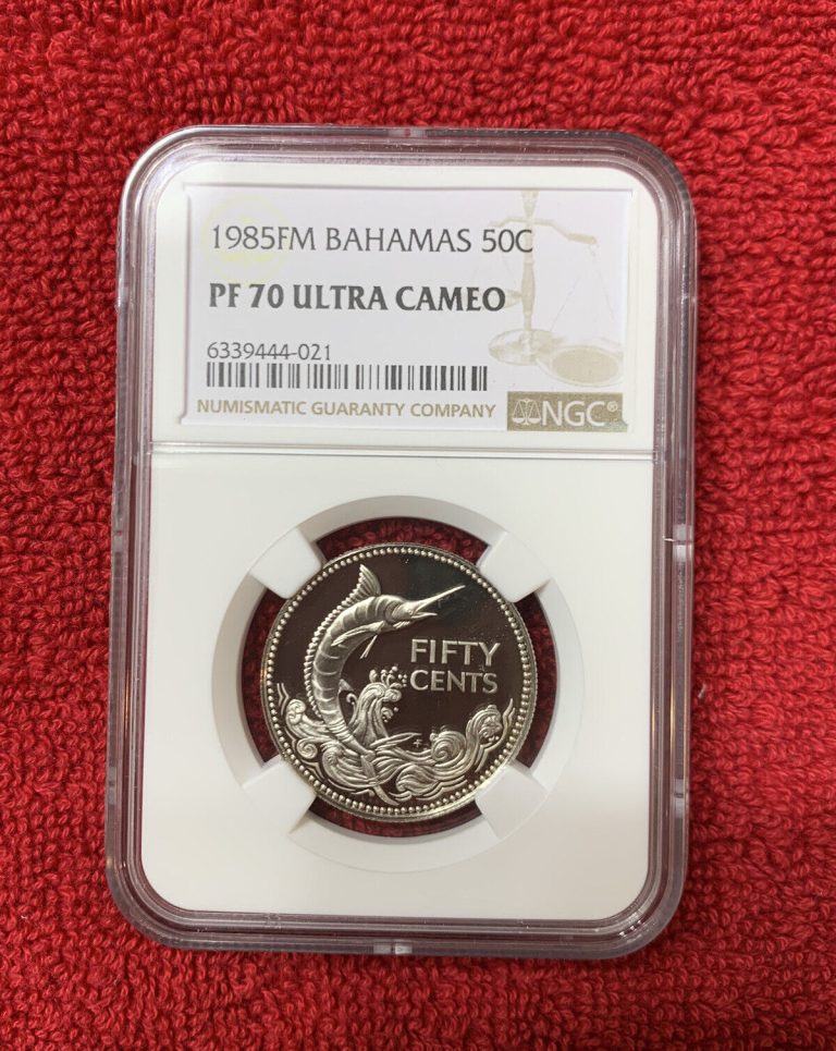 Read more about the article 1985FM Bahamas 50 Cent NGC PF 70 UC