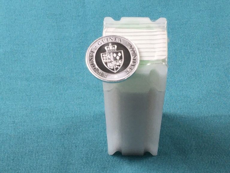 Read more about the article 50 Pc Roll 2020 1/10 oz .999 Fine Silver Guinea Spade Helena Coins Mint Sealed