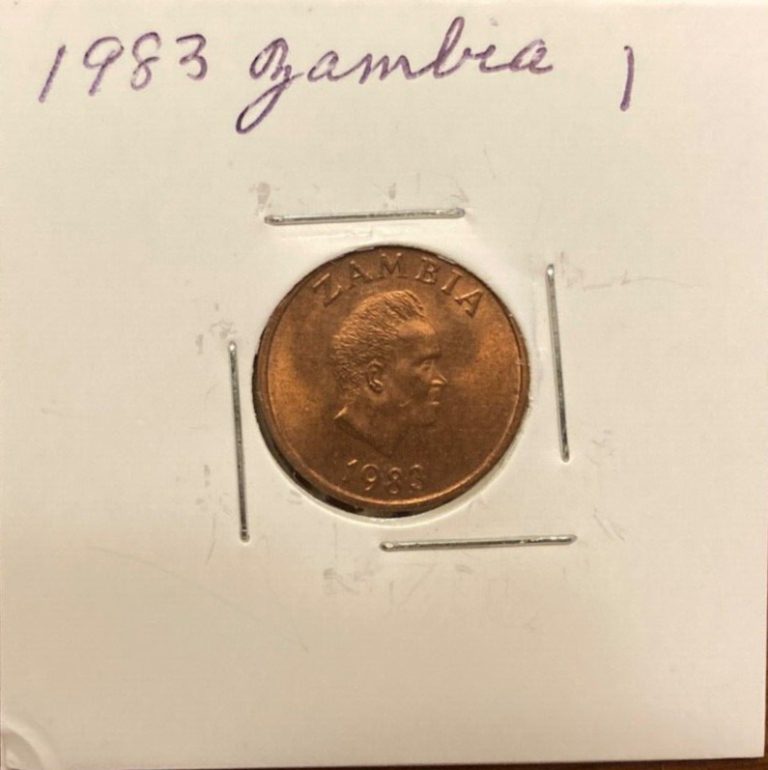 Read more about the article 1983 ZAMBIA 1 NGWEE nice coin