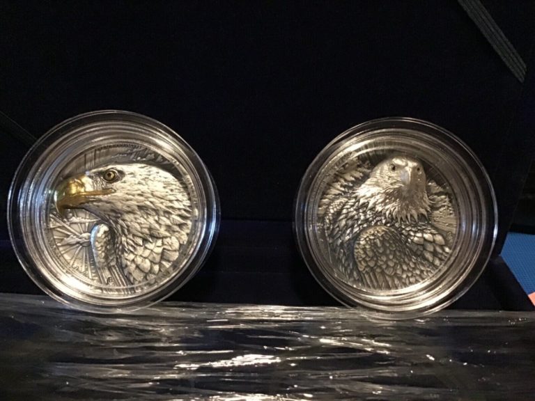 Read more about the article (2020)-American “Bald Eagle” Edition Signature set 5oz.silver coin-Ivory Coast