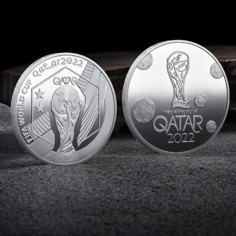 Read more about the article 2022 World Cup Qatar FIFA Plated Challenge Coin Football Souvenir Gift