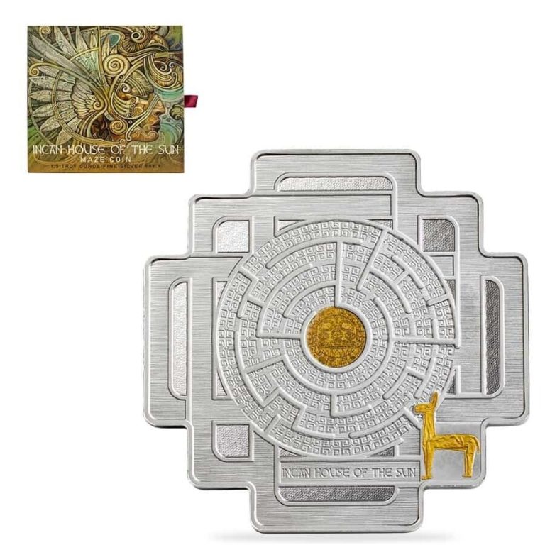 Read more about the article 2022 1.5 oz Silver Incan House of Sun Maze Coin Solomon Islands .9999 Fine