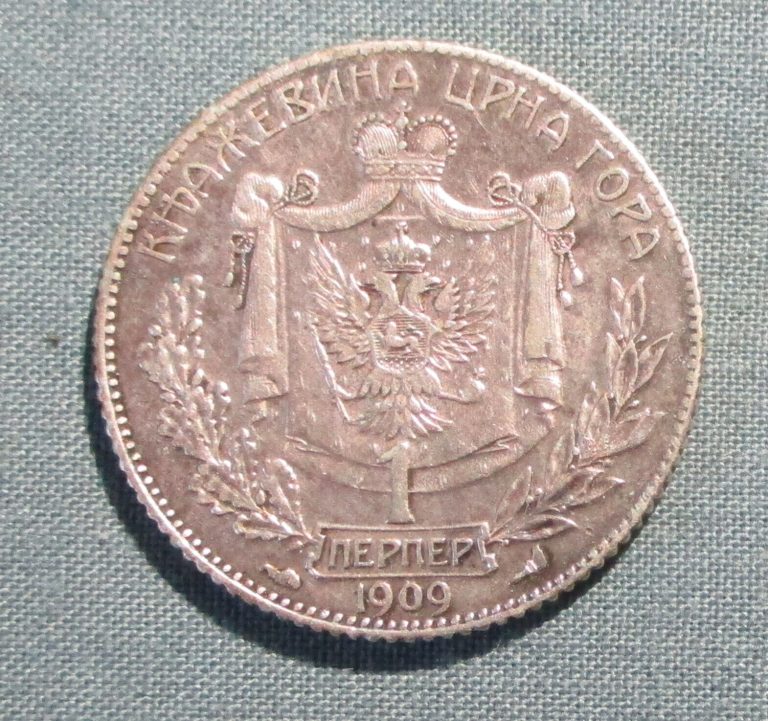 Read more about the article 1909 MONTENEGRO 1 Perper silver coin – YUGOSLAVIA Nicholas I