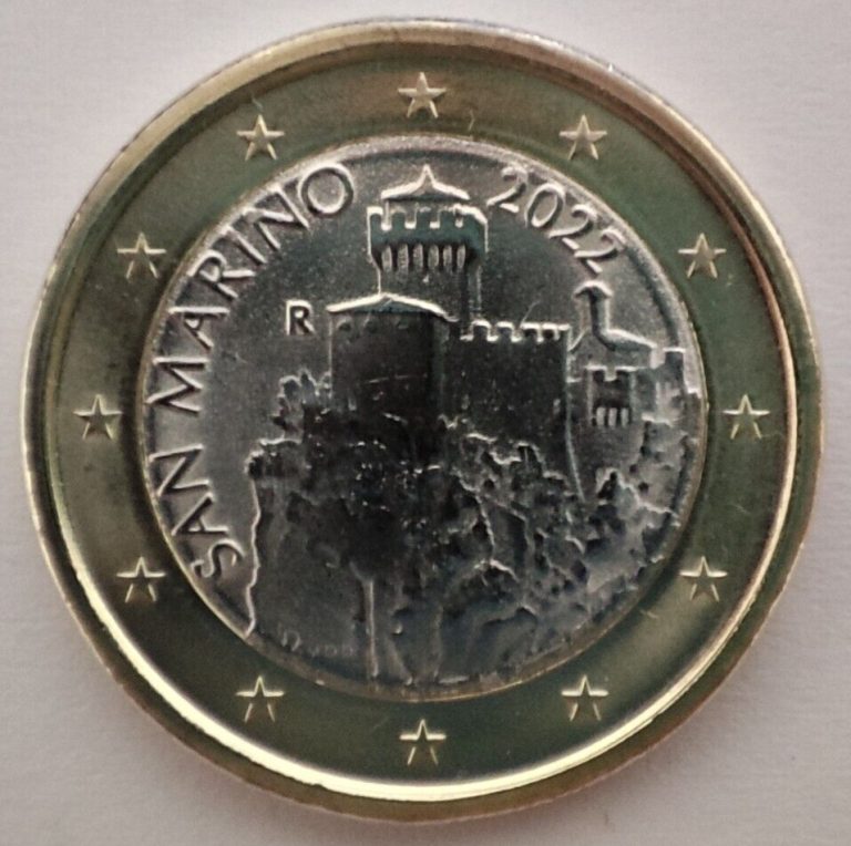 Read more about the article San Marino 1€ euro coin 2022 UNC