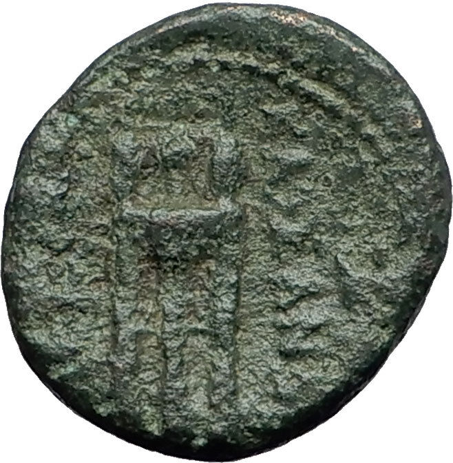 Read more about the article KASSANDER 319BC Macedonia Apollo Tripod Authentic Ancient Greek Coin i59731