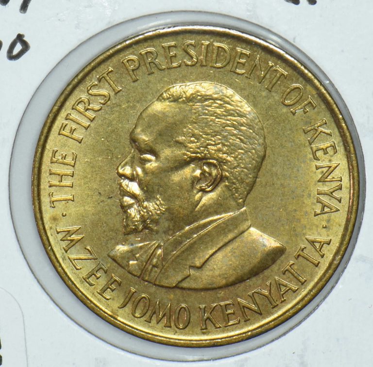 Read more about the article Kenya 1970 Mzeejomo Kenyatta 5 Cents Lions animal First President Of Kenya 19152