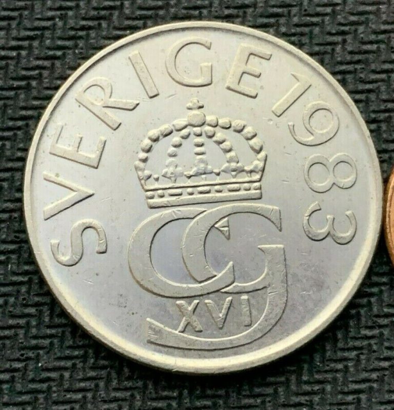 Read more about the article 1983 Sweden 5 Kronor Coin UNC   High Grade World Coin   #B911