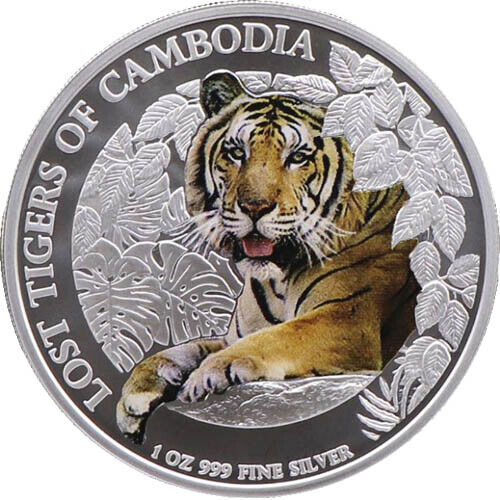 Read more about the article 2023 1 oz Colorized Cambodia Silver Lost Tigers Coin (BU)