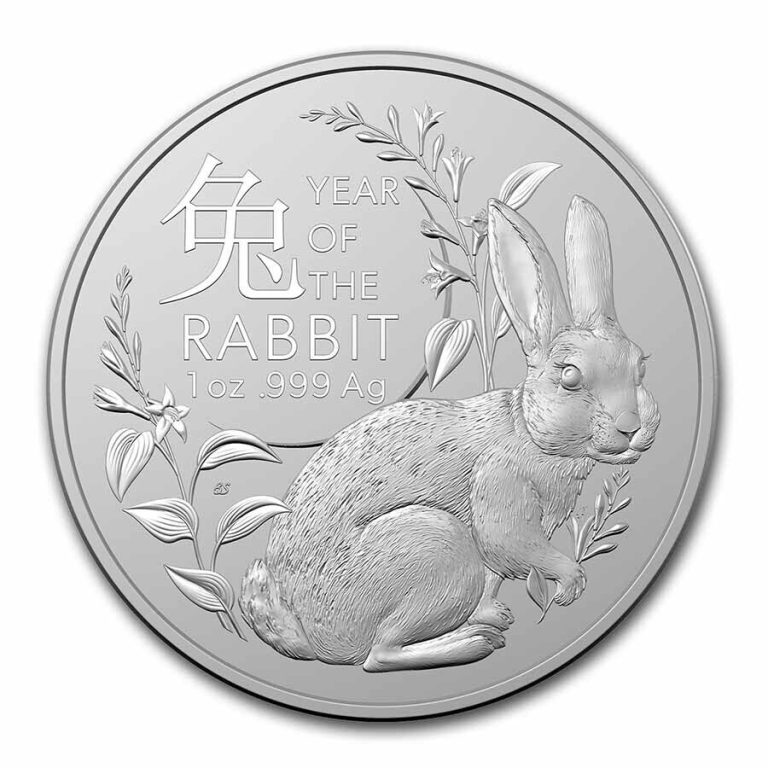 Read more about the article 2023 Australia 1 oz Silver Lunar Year of the Rabbit BU