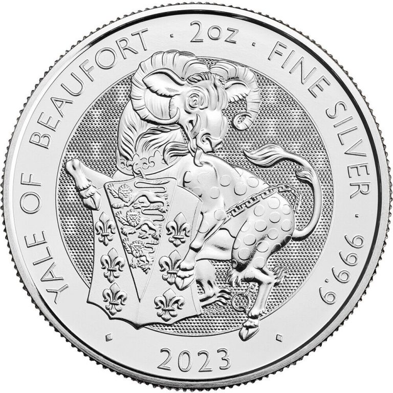 Read more about the article 2023 Great Britain Silver Tudor Beasts Yale of Beaufort £5 – 2 oz – BU