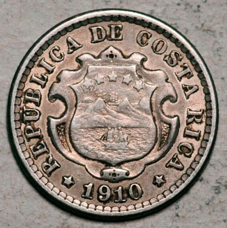 Read more about the article COSTA RICA SILVER 10 CENTIMOS 1910 (HIGHER GRADE!) LOT# 2