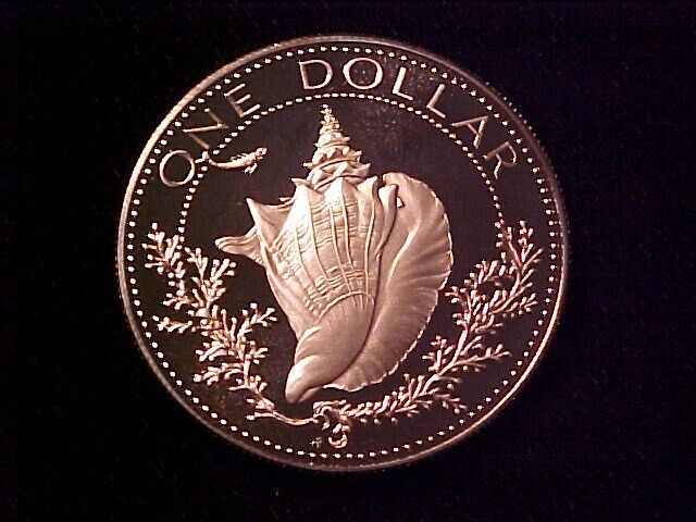 Read more about the article BAHAMAS CONCH $1 DOLLAR SILVER PROOF 1974 GEM CAMEO NICE