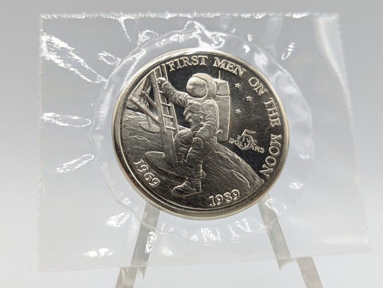 Read more about the article 1989 Marshall Islands $5 Dollar Commemorative Coin **First Men on the Moon**