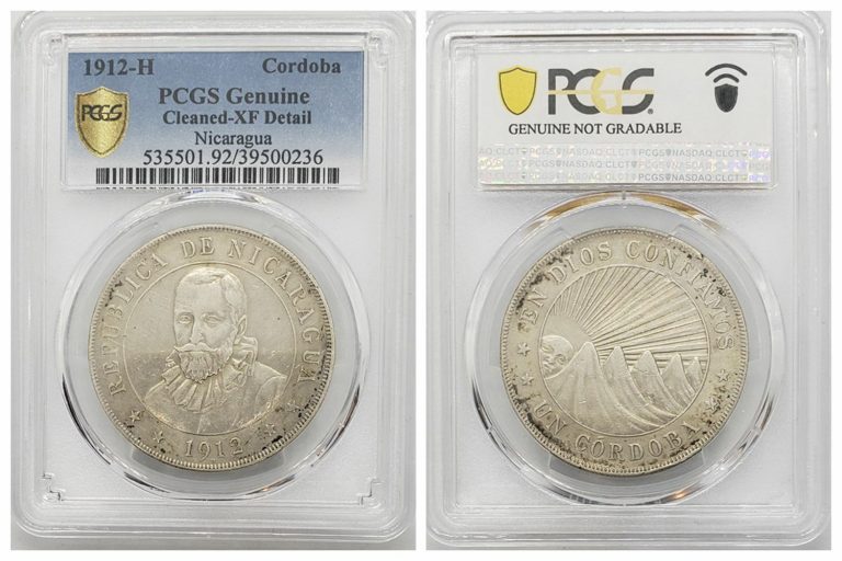 Read more about the article PCGS Nicaragua 1912 H 1 Cordoba Silver Coin XF Scarce