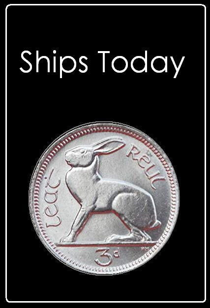 Read more about the article Ireland 3 Pence Coin – vintage nickel wedding irish hare rabbit – NEAR MINT