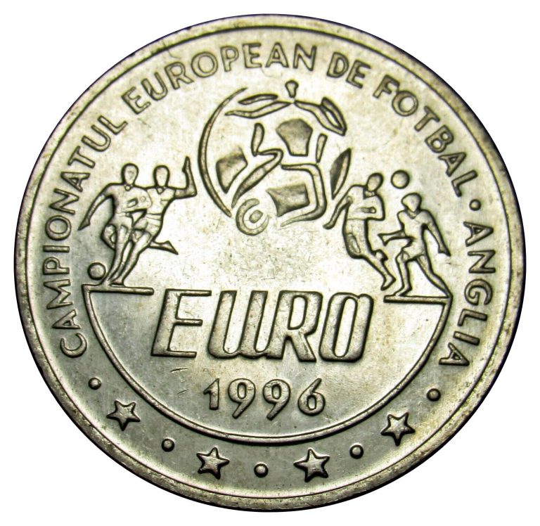 Read more about the article Romania 10 lei 1996 Coin KM#134 Football Championship soccer from mint bag