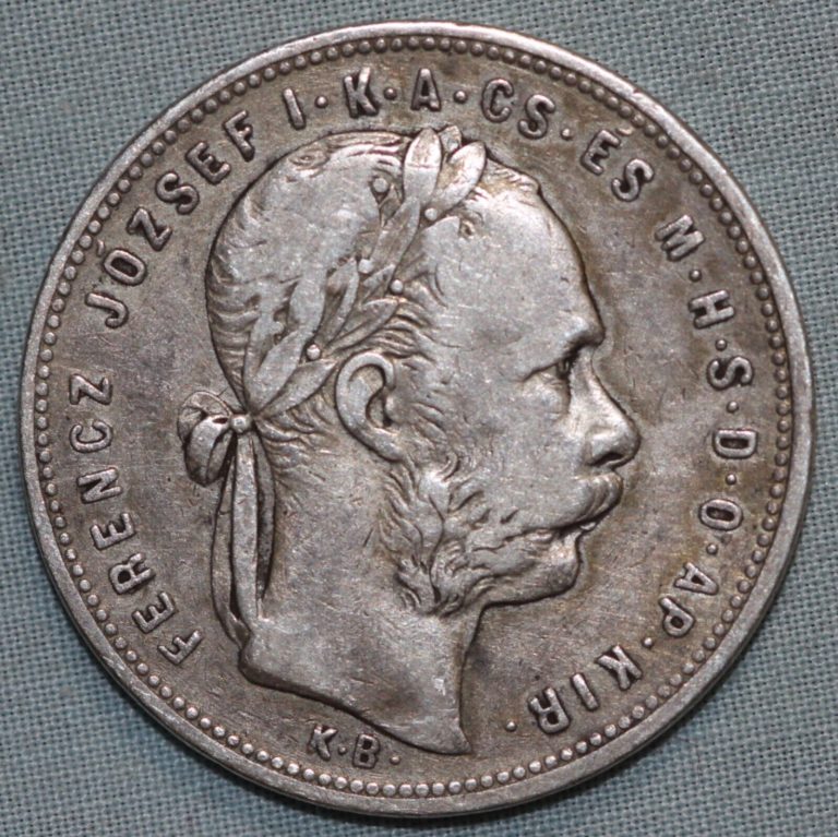 Read more about the article HUNGARY  1881 Austro-Hungarian Empire~ Silver 1 Forint – Ferenc József