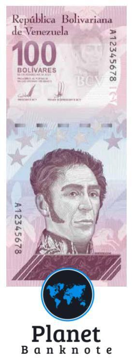 Read more about the article Venezuela 100 Bolivar Soberano x 1 Pcs  2021  New UNC Banknotes 100 Million Rare
