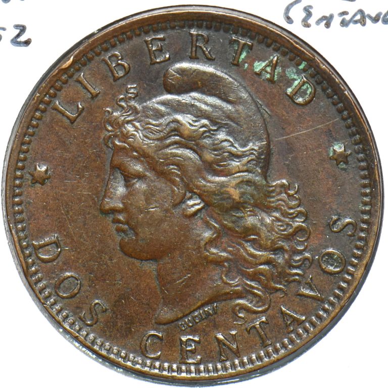 Read more about the article Argentina 1892 2 Centavos 294386 combine shipping