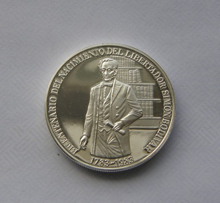 Read more about the article Venezuela UNC Coin 100 Bolivares 1983 Silver 900 Bicentenary Birth Simon Bolivar