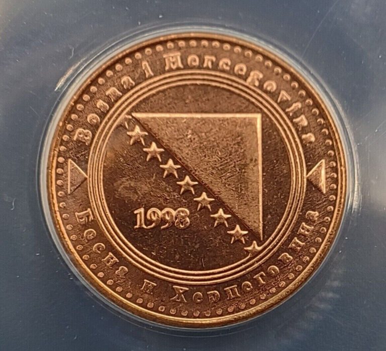 Read more about the article 1998 Bosnia-Herzegovina 10 Feninga ANACS MS64RD  Rare: Only Graded Coin Online!