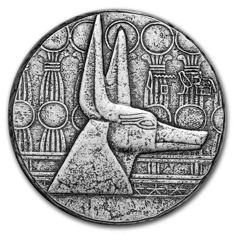 Read more about the article 2021 Republic of Chad 5 oz Silver Anubis (Antiqued) – SKU#249153