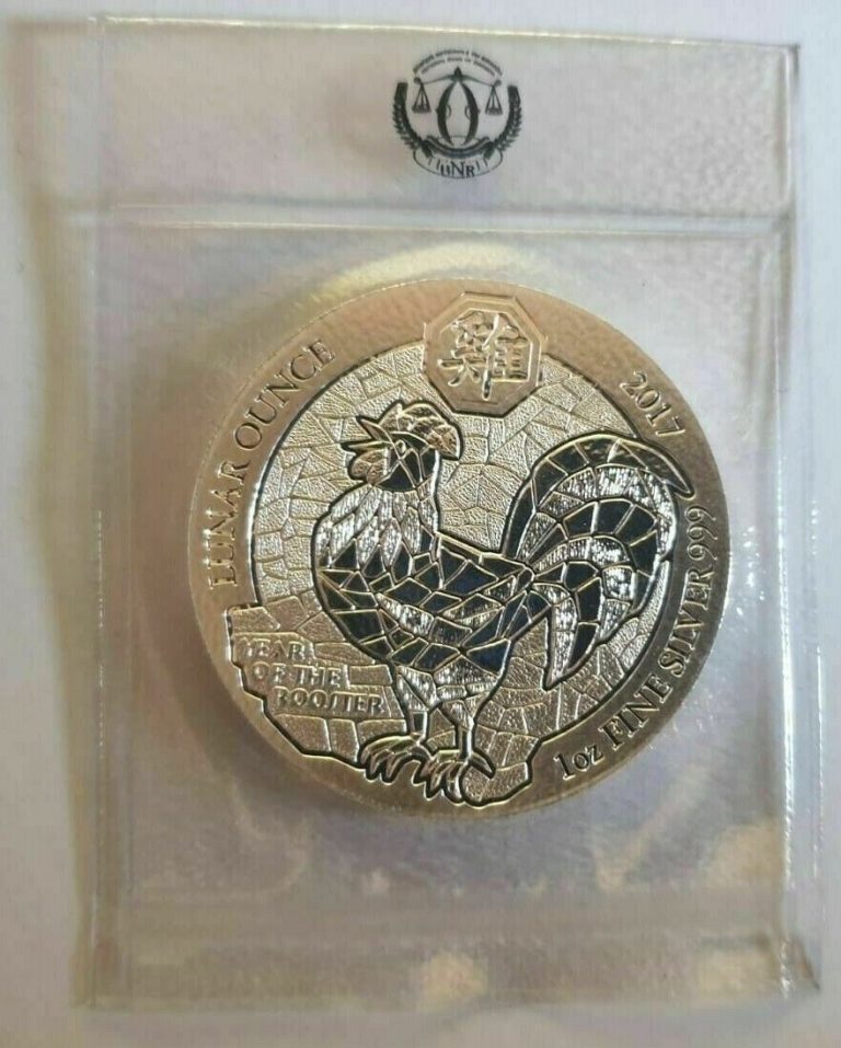 Read more about the article 2017 Rwanda Lunar Year Of The Rooster 1 oz .999 Silver BU Coin 1st in series