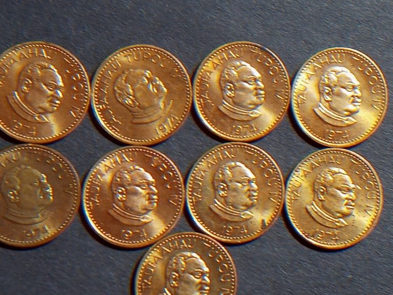 Read more about the article Tonga 1 Seniti Coins (9) Coins FREE SHIPPING