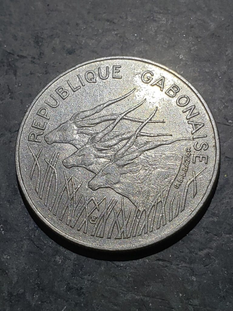 Read more about the article 1984 Gabon 100 Francs World Coin