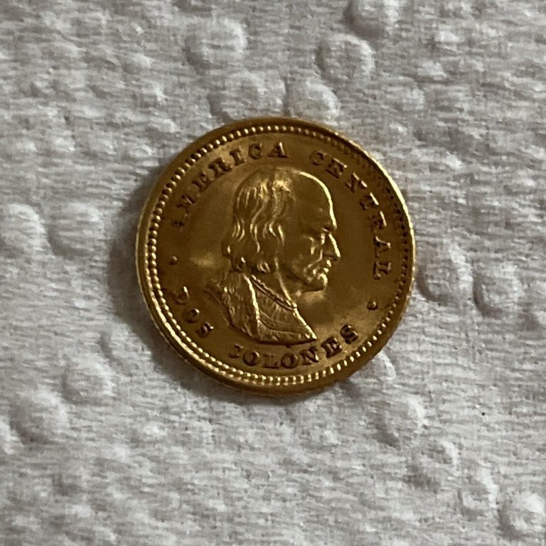 Read more about the article 1900 Costa Rica 2 Colones Gold Coin  Uncirculated B02