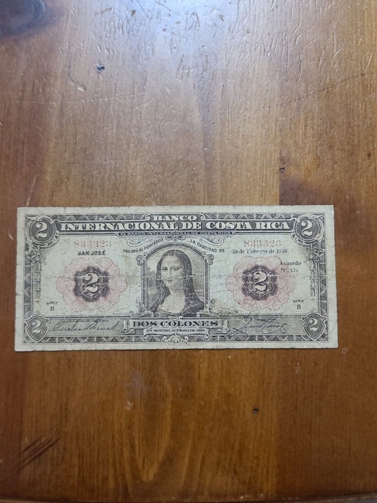 Read more about the article Costa Rica 2 colones 1936