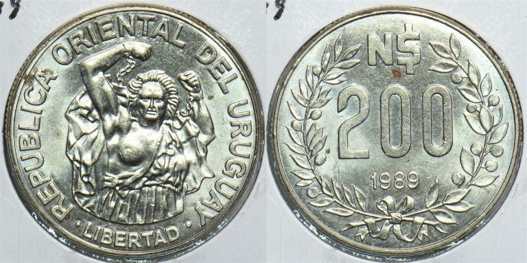 Read more about the article Uruguay 1989 200 Pesos 198497 combine shipping