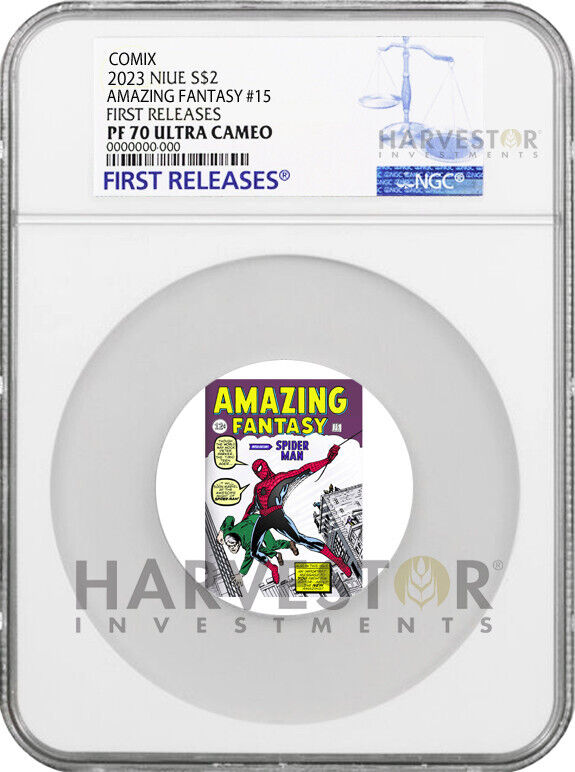 Read more about the article COMIX SERIES – AMAZING FANTASY #15 – 1 OZ SILVER COIN – NGC PF70 FIRST RELEASES
