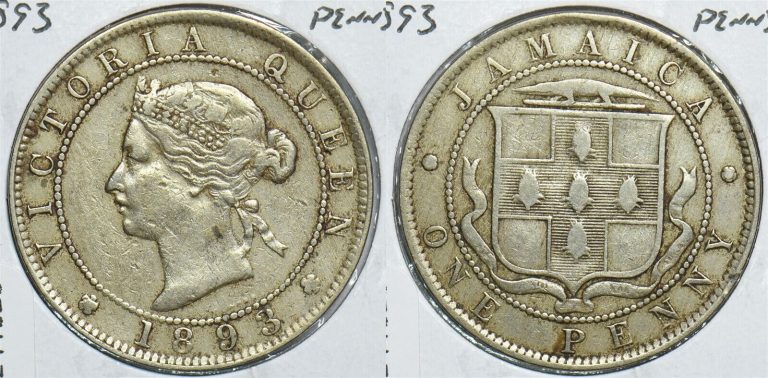 Read more about the article Jamaica 1893 Penny 241023 combine shipping